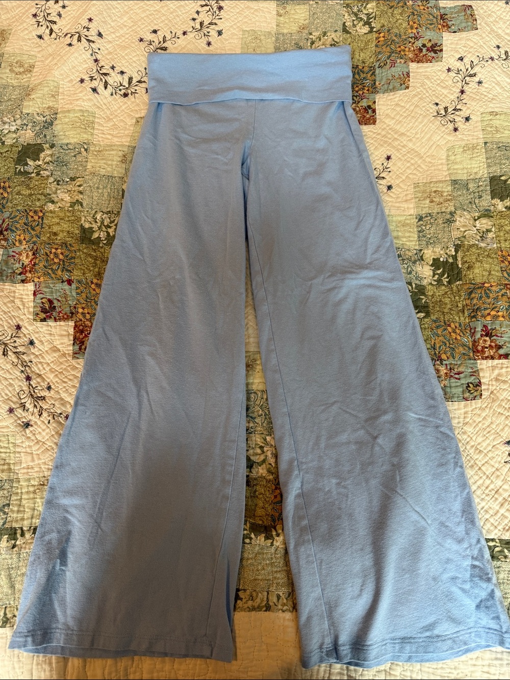 GAP Wide-Leg Sweatpants in Light Blue